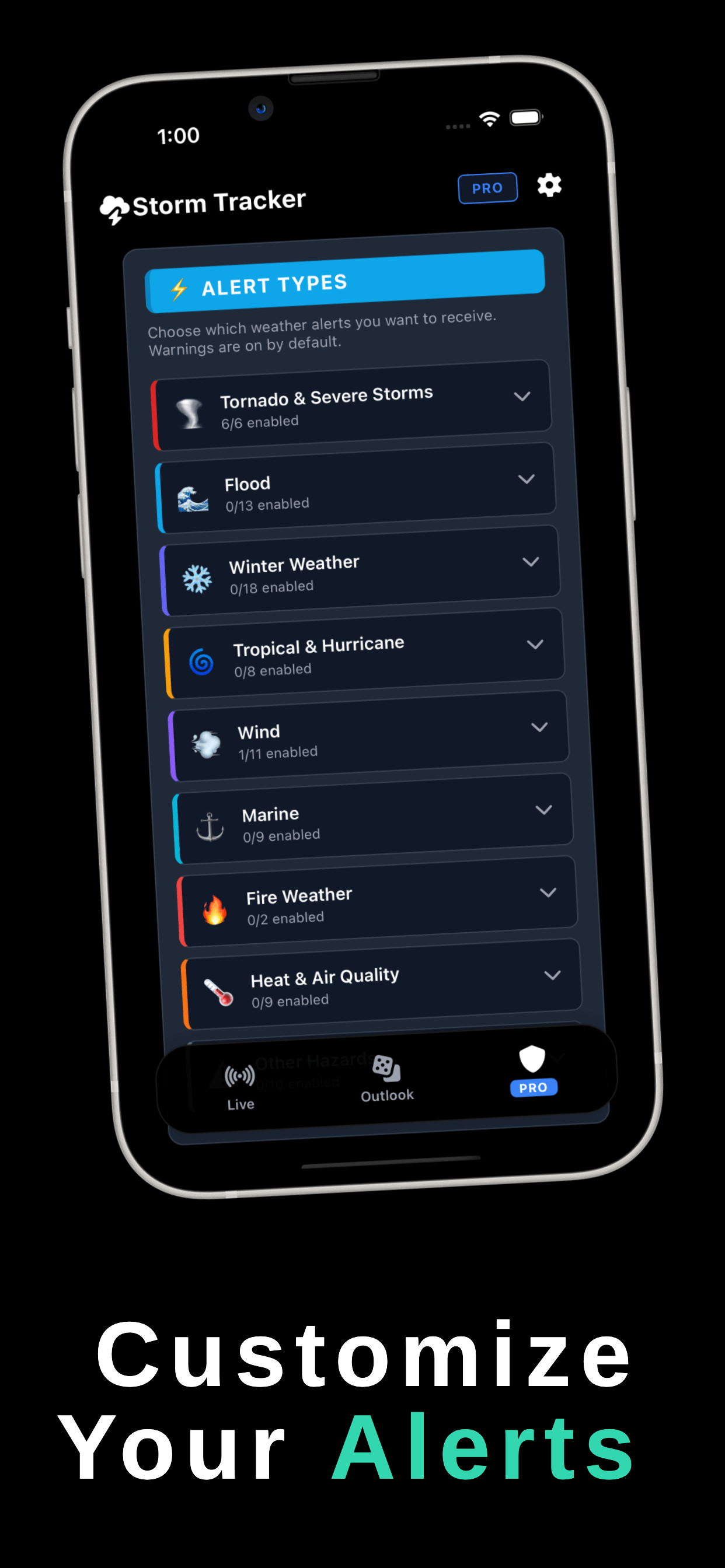 Weather Alerts - Weather statistics and data visualization